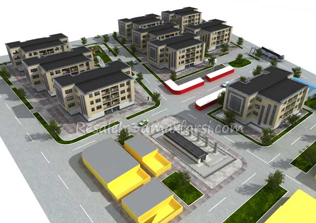 رساله طراحی مجتمع، شهرک مسکونی