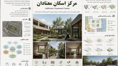 پایان نامه رساله مرکز اسکان معتادان Addiction treatment center