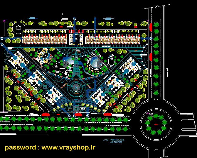 دانلود رایگان خانه سالمندان نقشه پلان معماری سایت پلان اتوکد