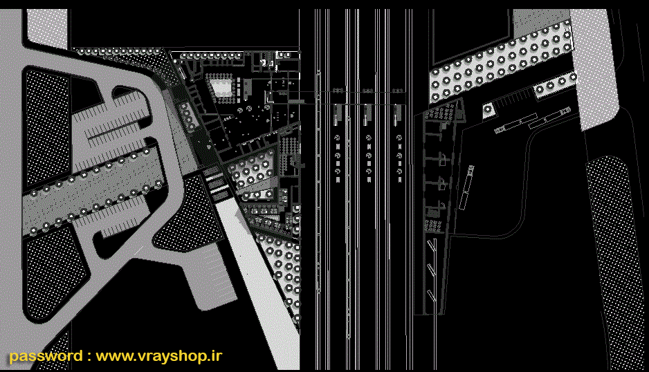 دانلود رایگان نقشه اتوکد رساله ترمينال مسافربری پایانه اتوبوس رانی
