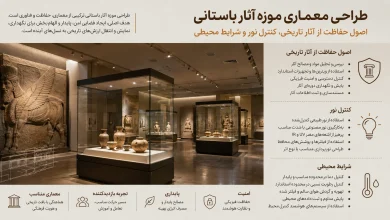 اصول حفاظت از آثار تاریخی، کنترل نور و شرایط محیطی (Microclimate) در موزه باستانی