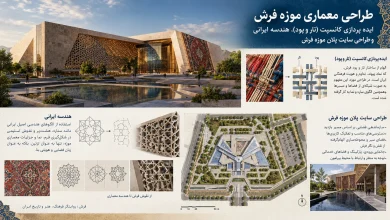 ایده پردازی کانسپت (تار و پود)، هندسه ایرانی و طراحی سایت پلان موزه فرش 🎨 11 ایده پردازی کانسپت (تار و پود)، هندسه ایرانی و طراحی سایت پلان موزه فرش