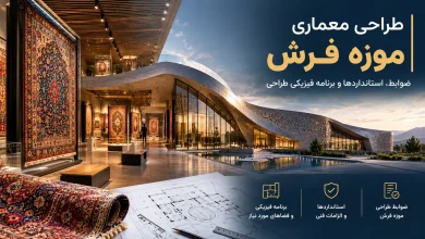 ضوابط، استانداردها و برنامه فیزیکی طراحی موزه فرش 🧵 19 ضوابط، استانداردها و برنامه فیزیکی طراحی موزه فرش