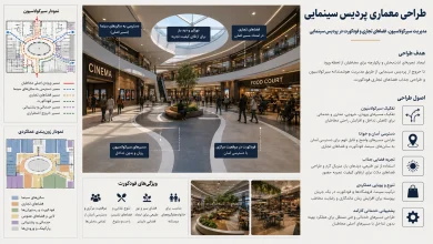 مدیریت سیرکولاسیون، فضاهای تجاری و فودکورت در پردیس سینمایی