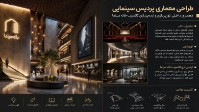 معماری داخلی، نورپردازی و ایده‌پردازی کانسپت خانه سینما