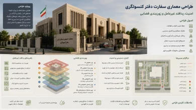 اصول ایمنی، پدافند غیرعامل و زونبندی فضایی در طراحی سفارت و کنسولگری 15 اصول ایمنی، پدافند غیرعامل و زونبندی فضایی در طراحی سفارت و کنسولگری