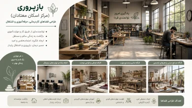 اصول طراحی فضاهای کاردرمانی، حرفهآموزی و اشتغال در مرکز بازپروری 🛠️ 3 اصول طراحی فضاهای کاردرمانی، حرفهآموزی و اشتغال در مرکز بازپروری