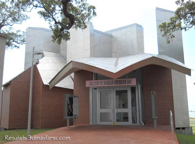 Gallery of African American Art, Ohr-O'Keefe Museum Of Art campus located in Biloxi, Mississippi